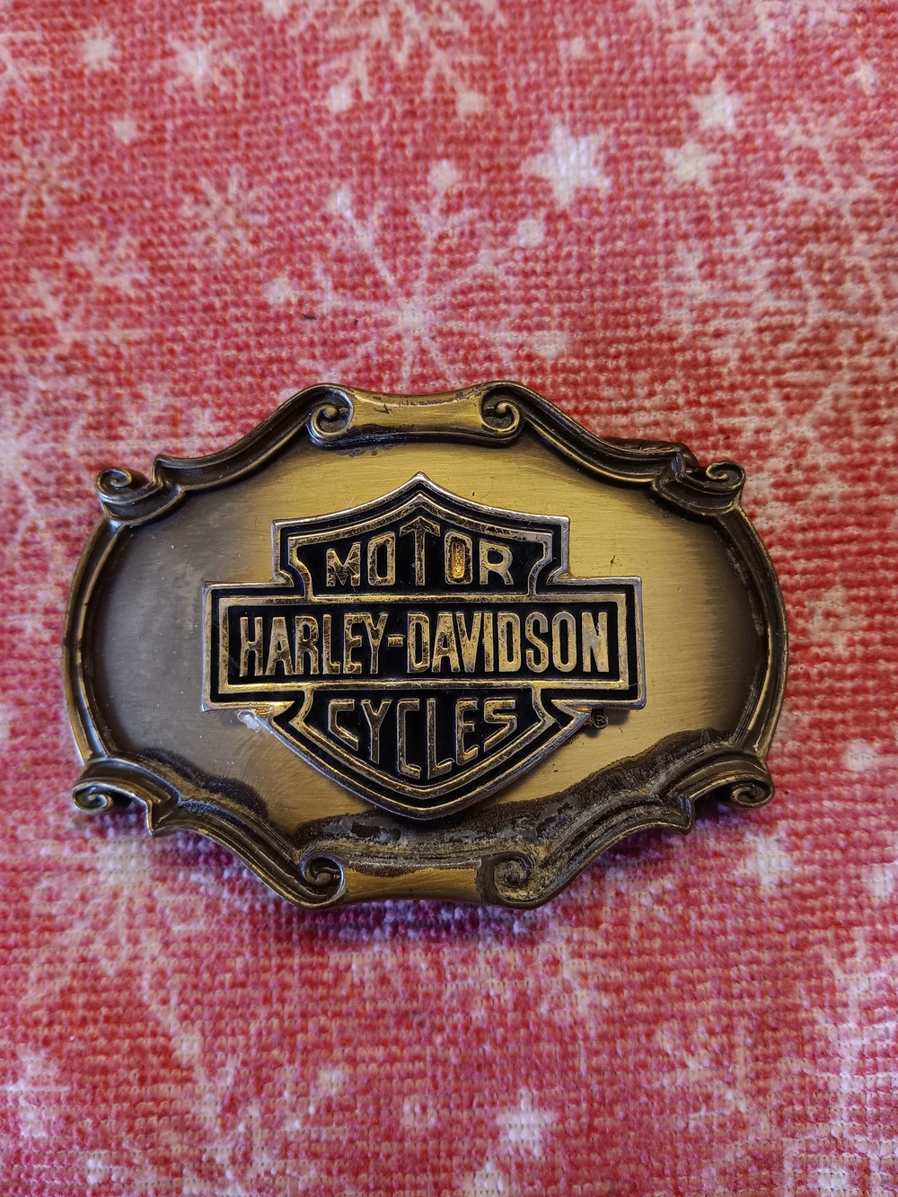 Vintage ! Retro! Harley Davidson Belt Buckle.. 1978. Made In The USA.